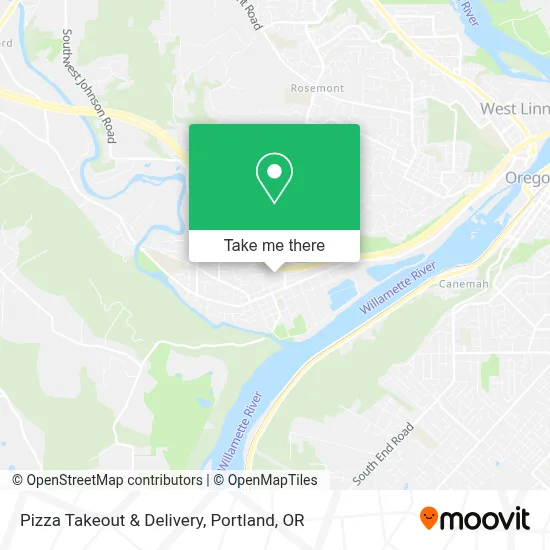 Pizza Takeout & Delivery map