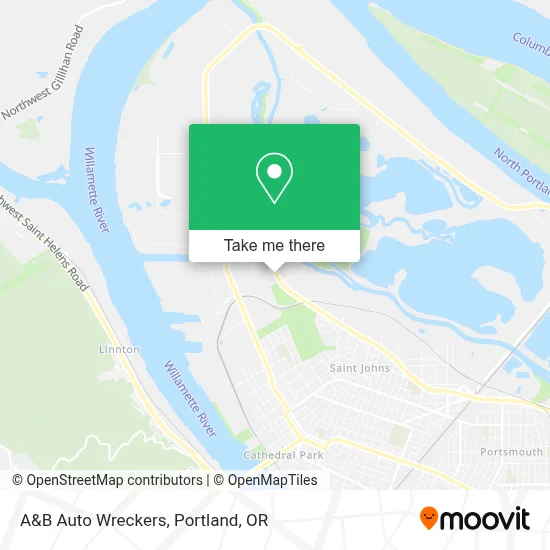 A&B Auto Wreckers map