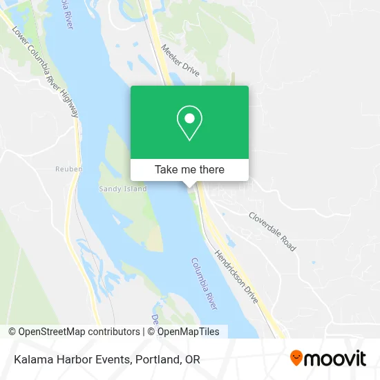 Kalama Harbor Events map