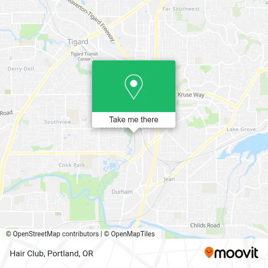 Hair Club map
