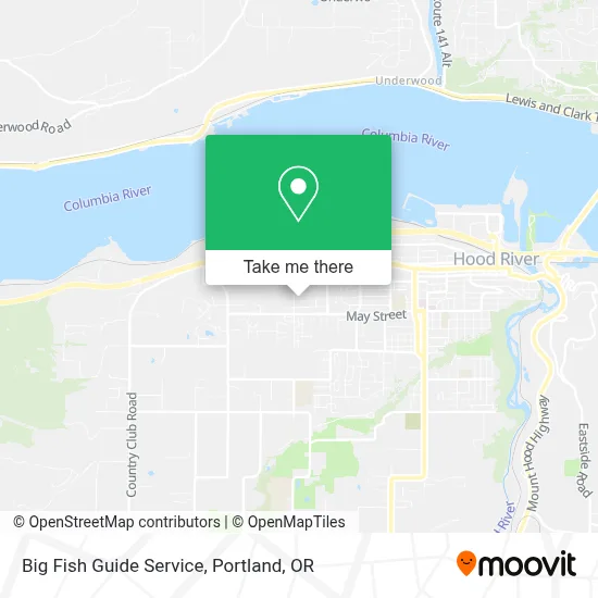 Big Fish Guide Service map