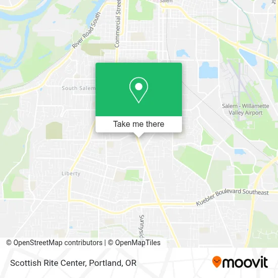 Scottish Rite Center map