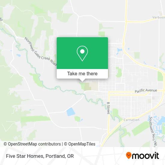 Five Star Homes map