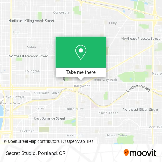 Secret Studio map