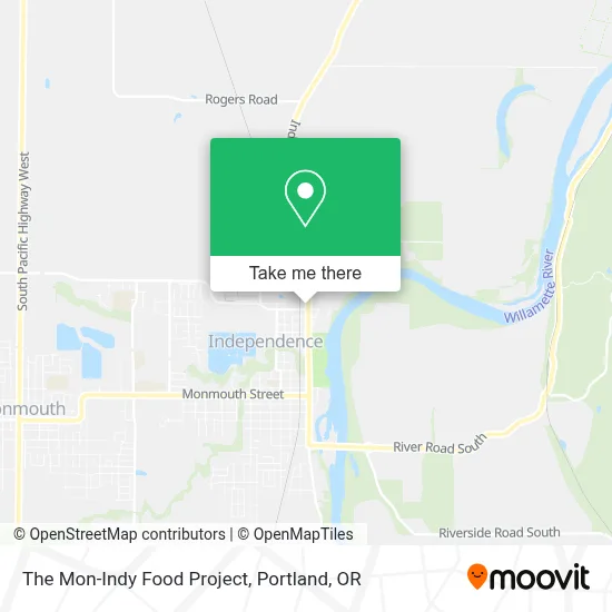 The Mon-Indy Food Project map