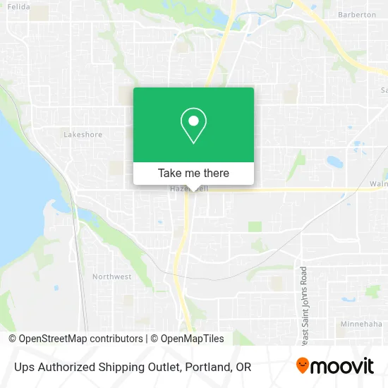 Ups Authorized Shipping Outlet map