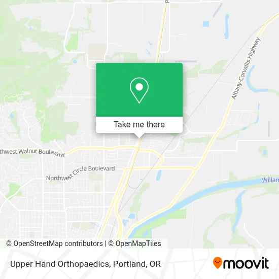 Upper Hand Orthopaedics map