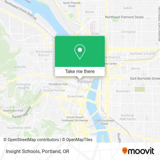 Insight Schools map