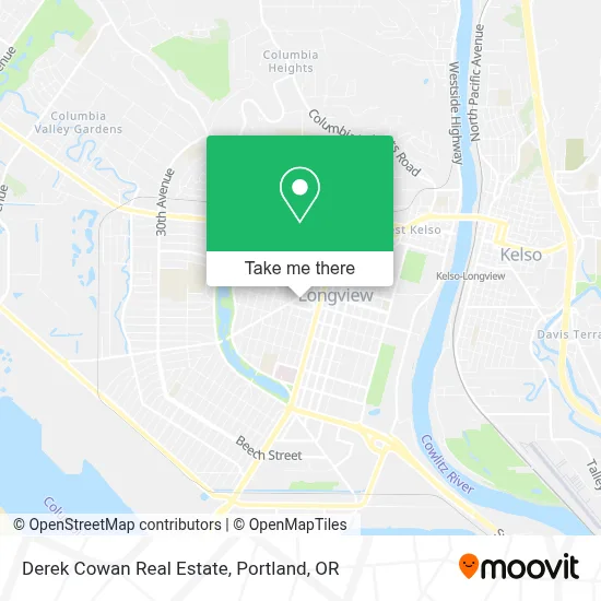 Derek Cowan Real Estate map