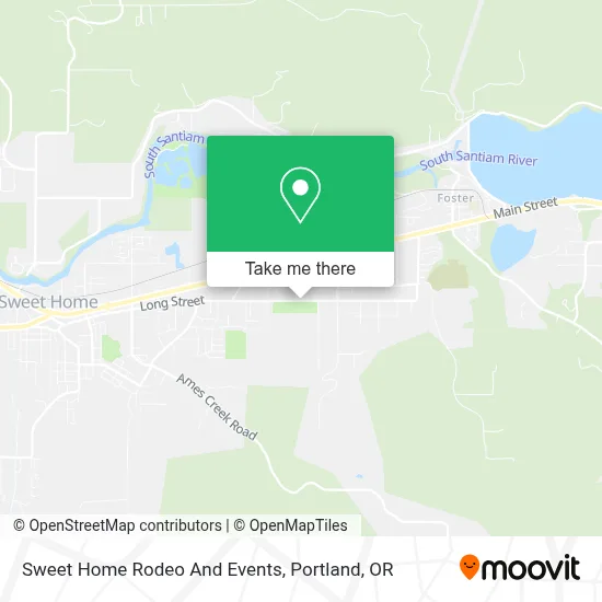 Sweet Home Rodeo And Events map