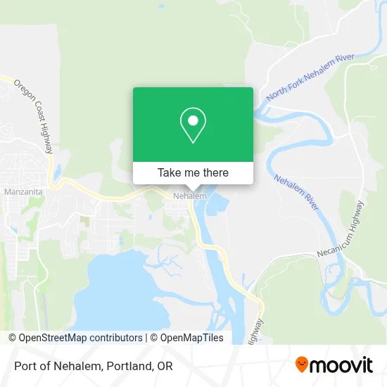Port of Nehalem map