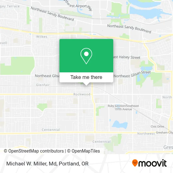 Michael W. Miller, Md map