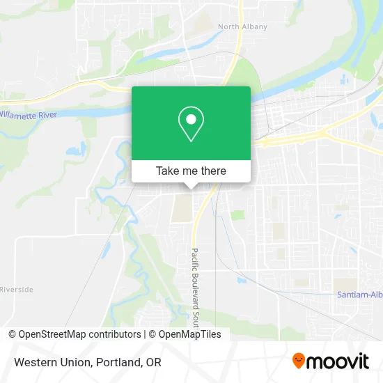 Western Union map