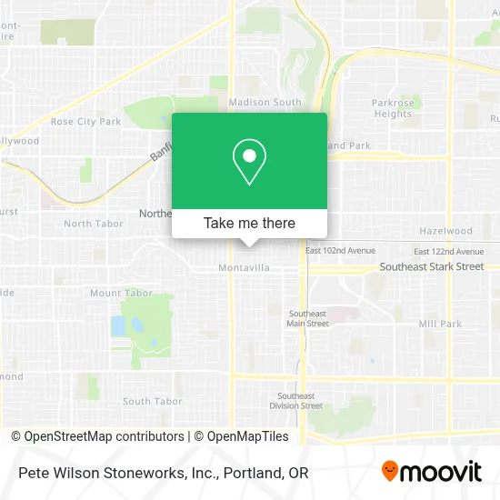 Pete Wilson Stoneworks, Inc. map