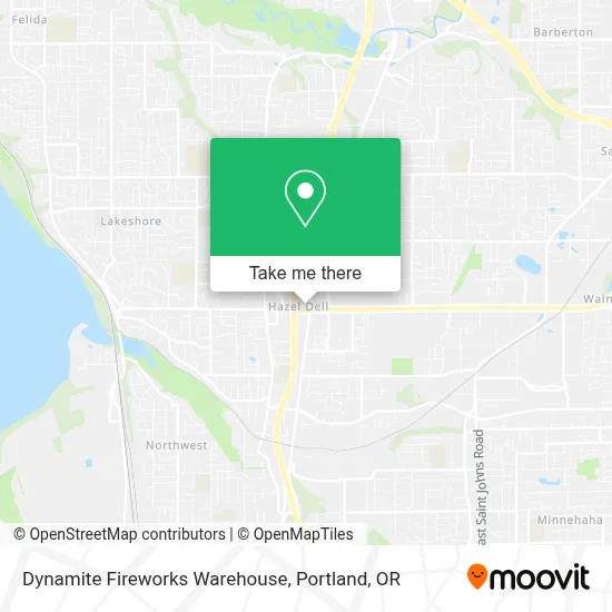Dynamite Fireworks Warehouse map