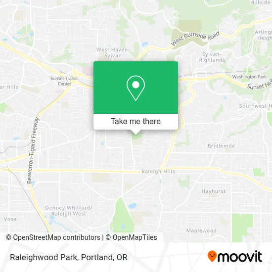 Raleighwood Park map