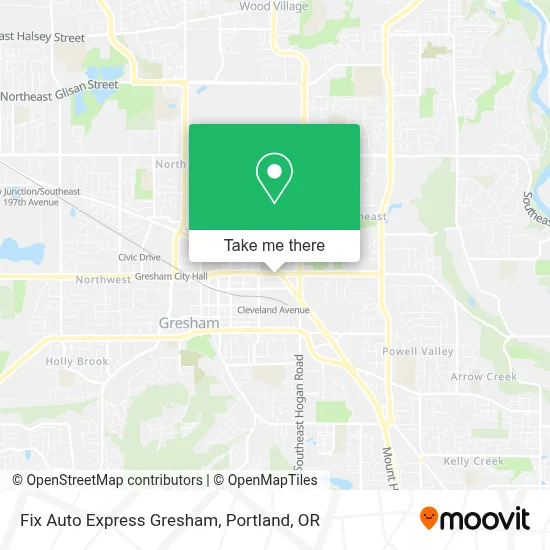 Fix Auto Express Gresham map