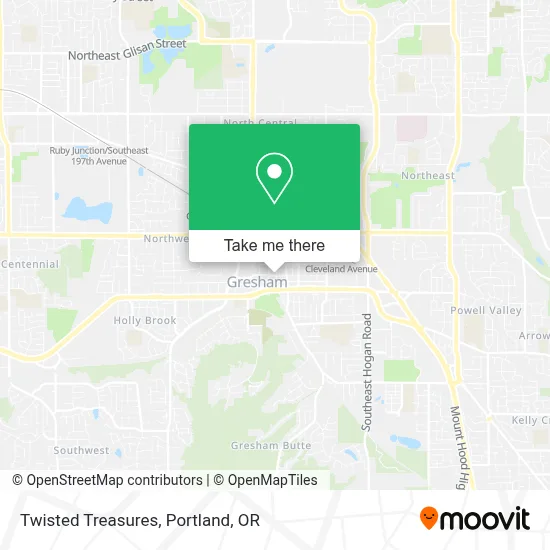 Twisted Treasures map
