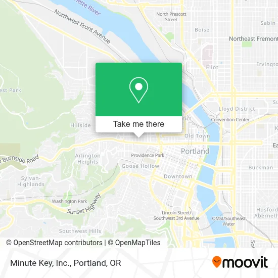 Minute Key, Inc. map