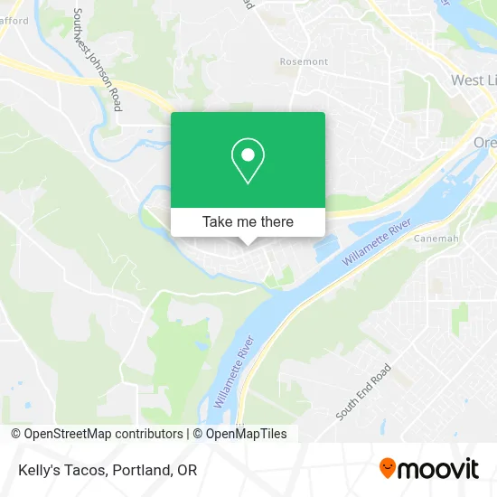 Kelly's Tacos map