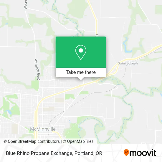 Blue Rhino Propane Exchange map