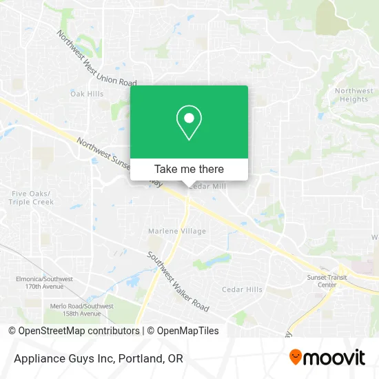 Appliance Guys Inc map