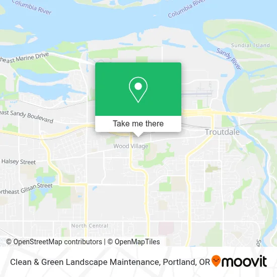 Clean & Green Landscape Maintenance map