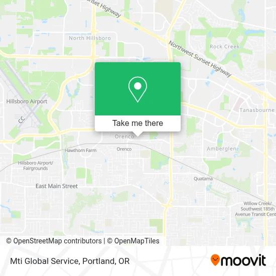 Mti Global Service map
