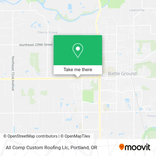 All Comp Custom Roofing Llc map