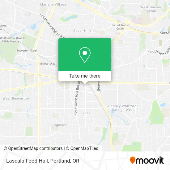 Lascala Food Hall map