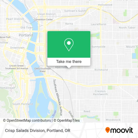 Crisp Salads Division map