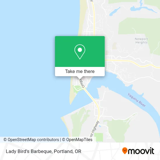Lady Bird's Barbeque map