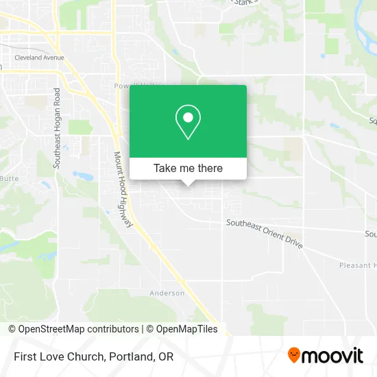 First Love Church map