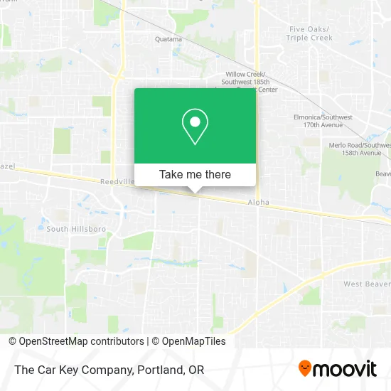 The Car Key Company map