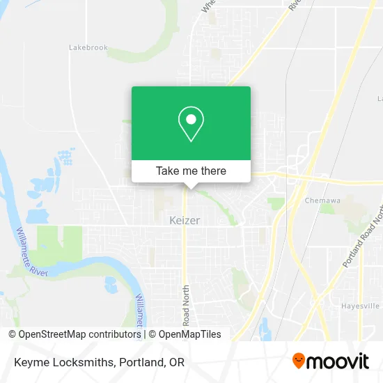 Keyme Locksmiths map