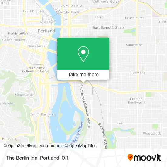 The Berlin Inn map