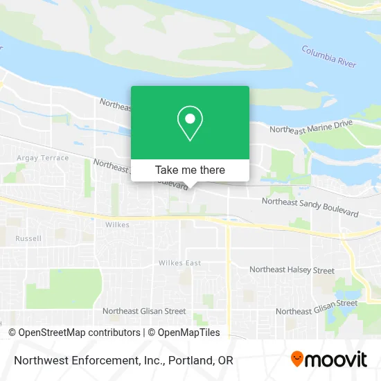Northwest Enforcement, Inc. map