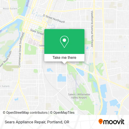 Sears Appliance Repair map