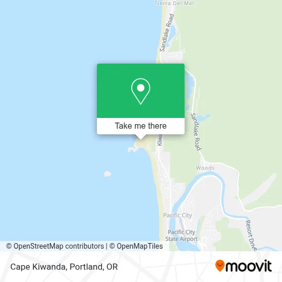 Cape Kiwanda map