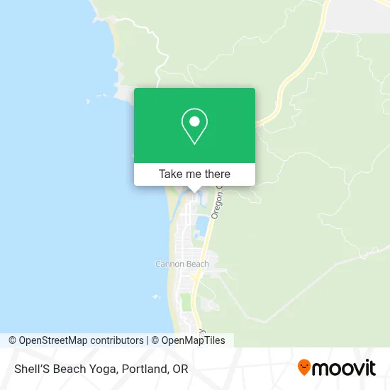 Shell’S Beach Yoga map