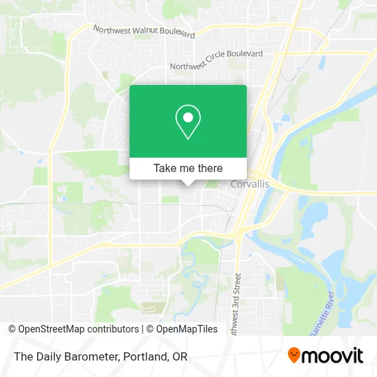 The Daily Barometer map