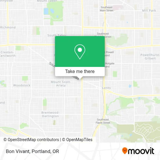 Bon Vivant map