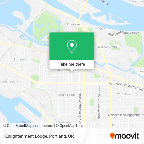 Enlightenment Lodge map