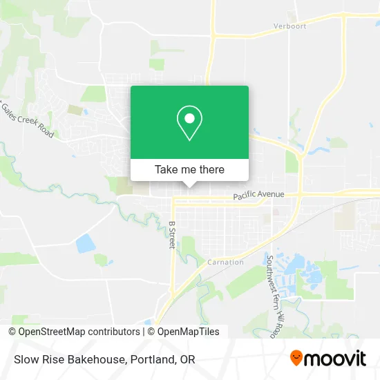 Slow Rise Bakehouse map