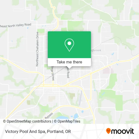 Victory Pool And Spa map