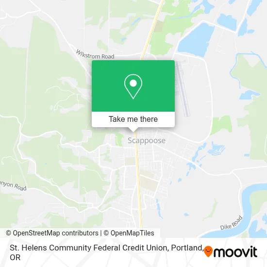 St. Helens Community Federal Credit Union map