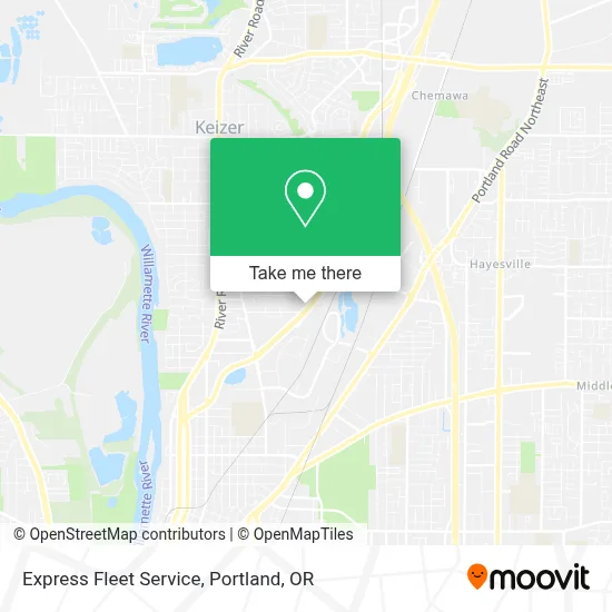 Express Fleet Service map