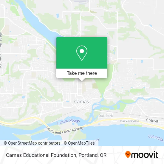 Camas Educational Foundation map