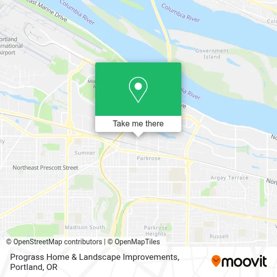 Prograss Home & Landscape Improvements map
