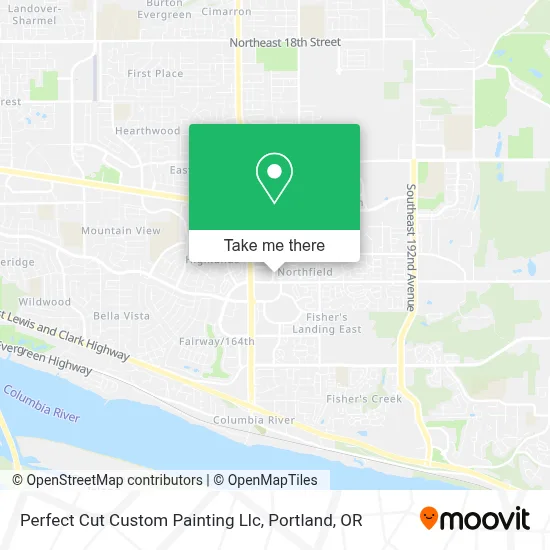Perfect Cut Custom Painting Llc map